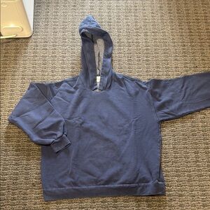 XiRENA Classic Blue Sweater with Crew Neckline